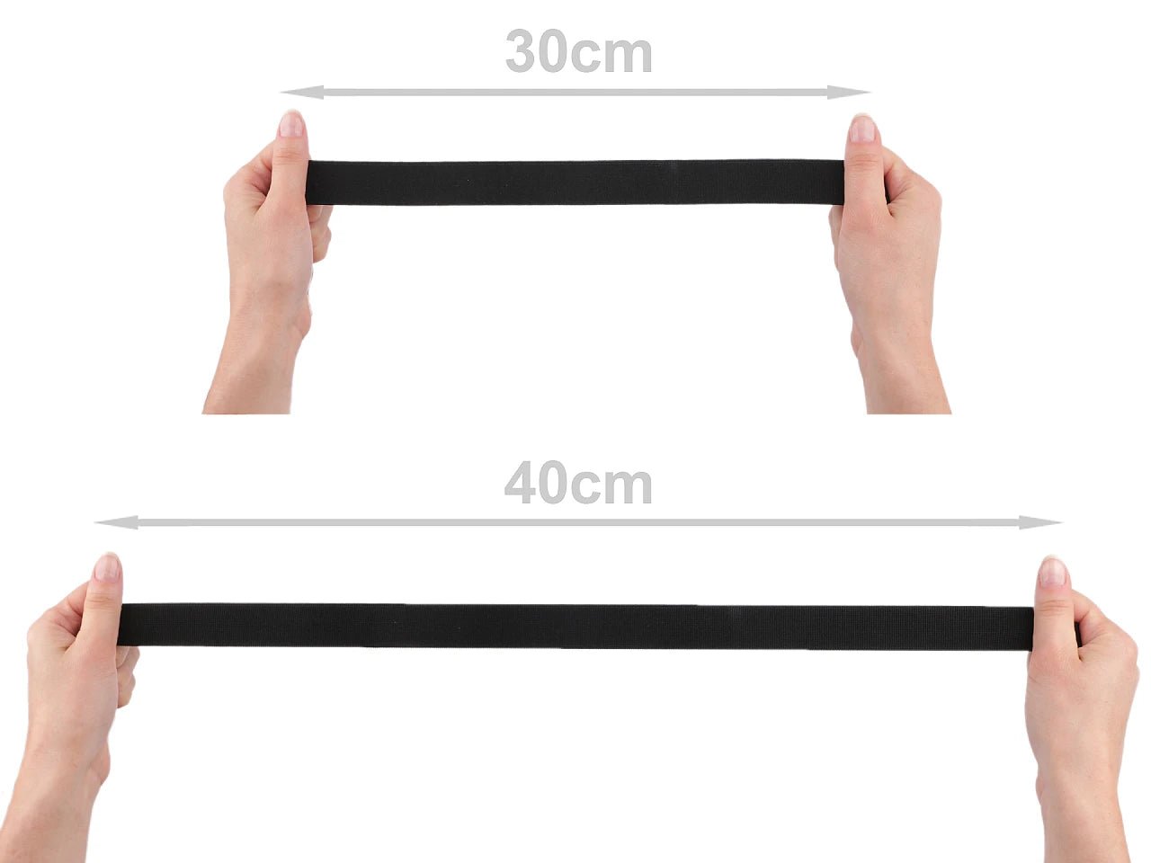 Attēls ar Mīksta gumija 25 mm | Elastīga gumija apģērbu šūšanai - tirkīzzila – pieejams Šarlotes audumi