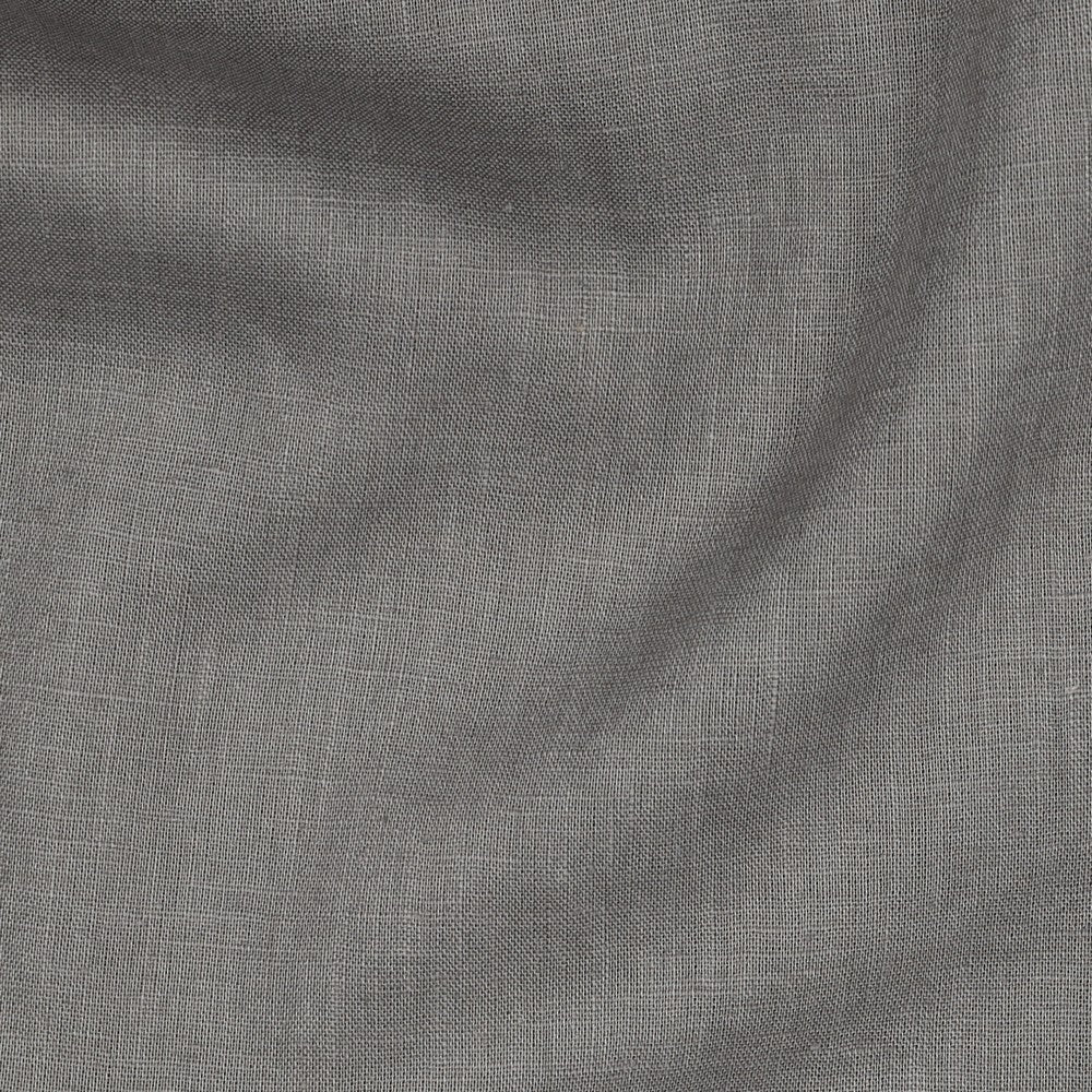 Attēls ar Mīkstināts lina audums - tumši pelēks 170 g/m² – pieejams Šarlotes audumi