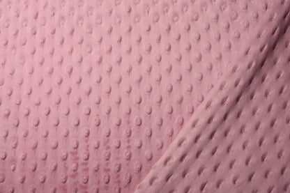 Minky polaire - vieux rose 260 g/m²