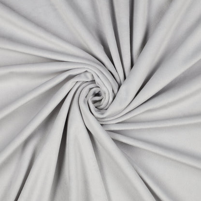 Minky en polaire lisse gris 260 g/m² – disponible chez Šarlotes audumi
