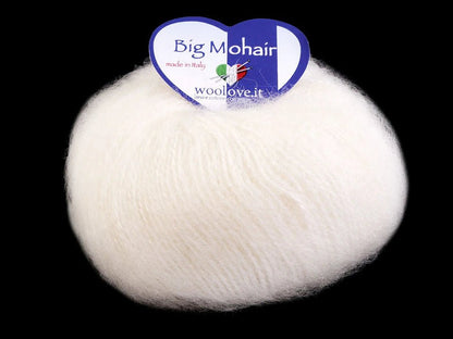 Fil de mohair - WOOLOVIT.IT 100 m 25 g - teinte crème claire #2