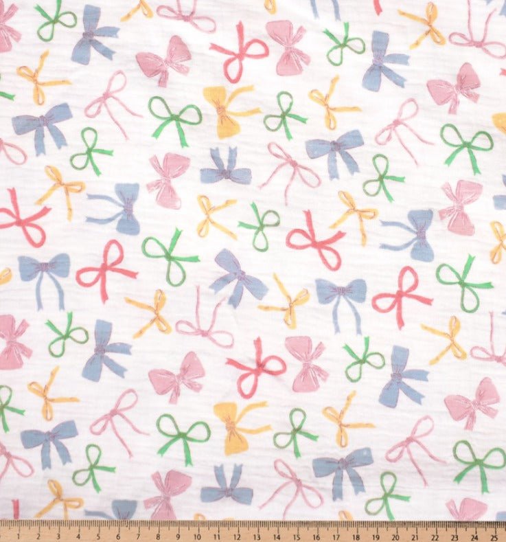 Attēls ar Muslīns - bantes 120 g/m² – pieejams Šarlotes audumi