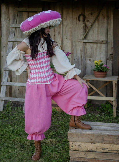Image of Muslin - Barbie pink 125 g/m² – available at Šarlotes audumi