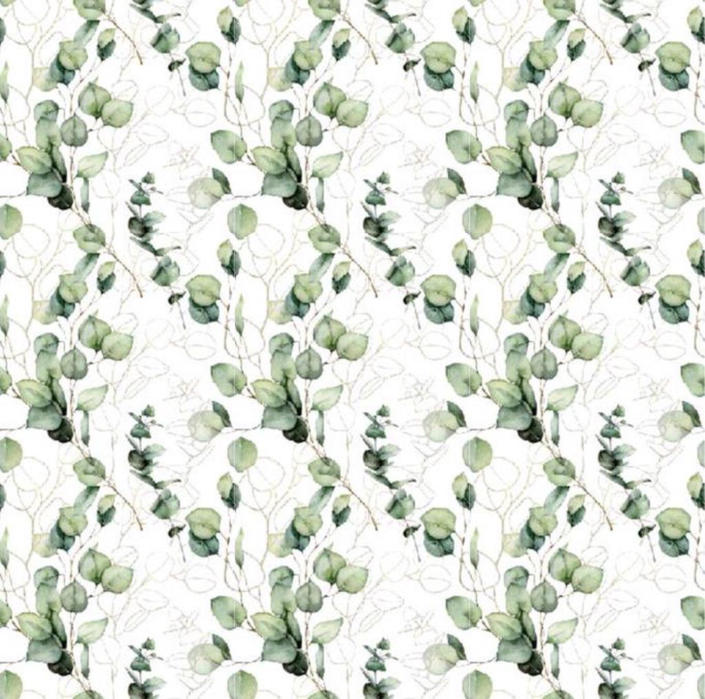 Attēls ar Muslīns - eikalipti 120 g/m² – pieejams Šarlotes audumi