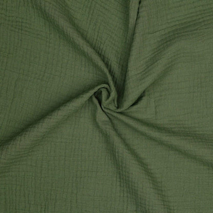 muslin khaki green 125 g/m²