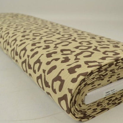 Mousseline - motif léopard 140 g/m²
