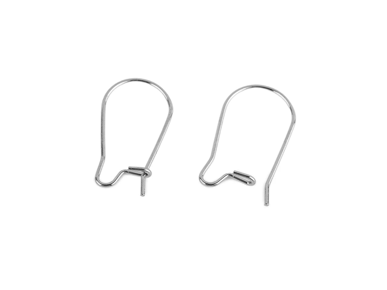 Attēls ar Nerūsējošā tērauda afro āķis auskariem – 20 mm (platīna tonis) – pieejams Šarlotes audumi