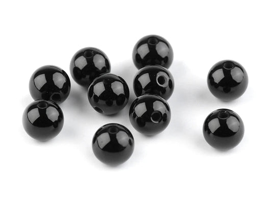 Oniksa pērles Ø6 mm |10 gab.