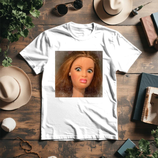 Attēls ar Organiskās kokvilnas T - krekls “Seriously?” vintage – pieejams Šarlotes audumi