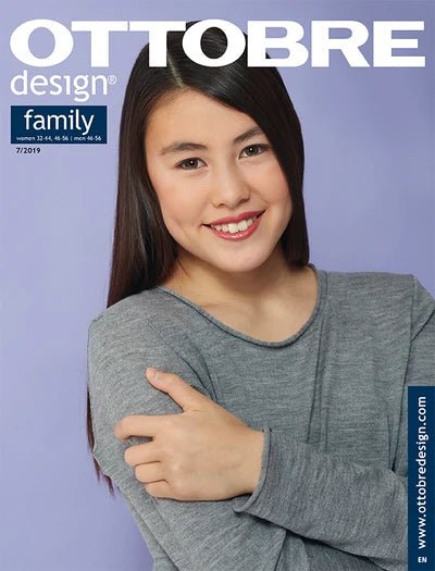 Image of OTTOBRE Design Family – sewing magazine with English-language patterns – available online at Šarlotes audumi