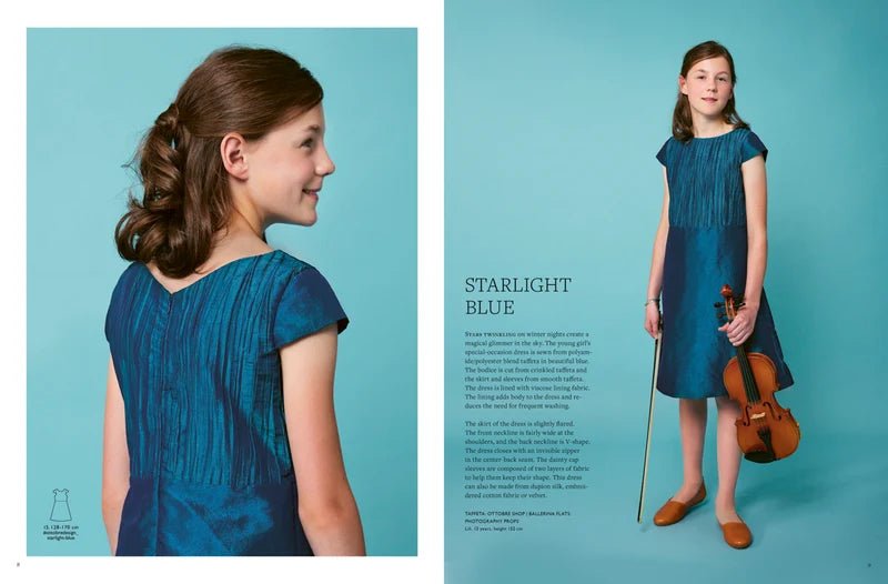 Attēls ar OTTOBRE design Woman 6/2023 – sieviešu apģērbu piegrieztņu žurnāls angļu valodā – pieejams internetā Šarlotes audumi