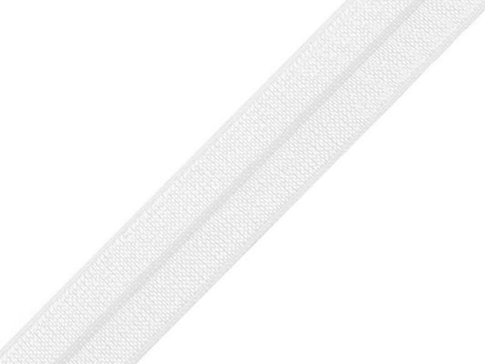 Attēls ar Pārlocītā gumija 1,8 cm balta – pieejams internetā Šarlotes audumi