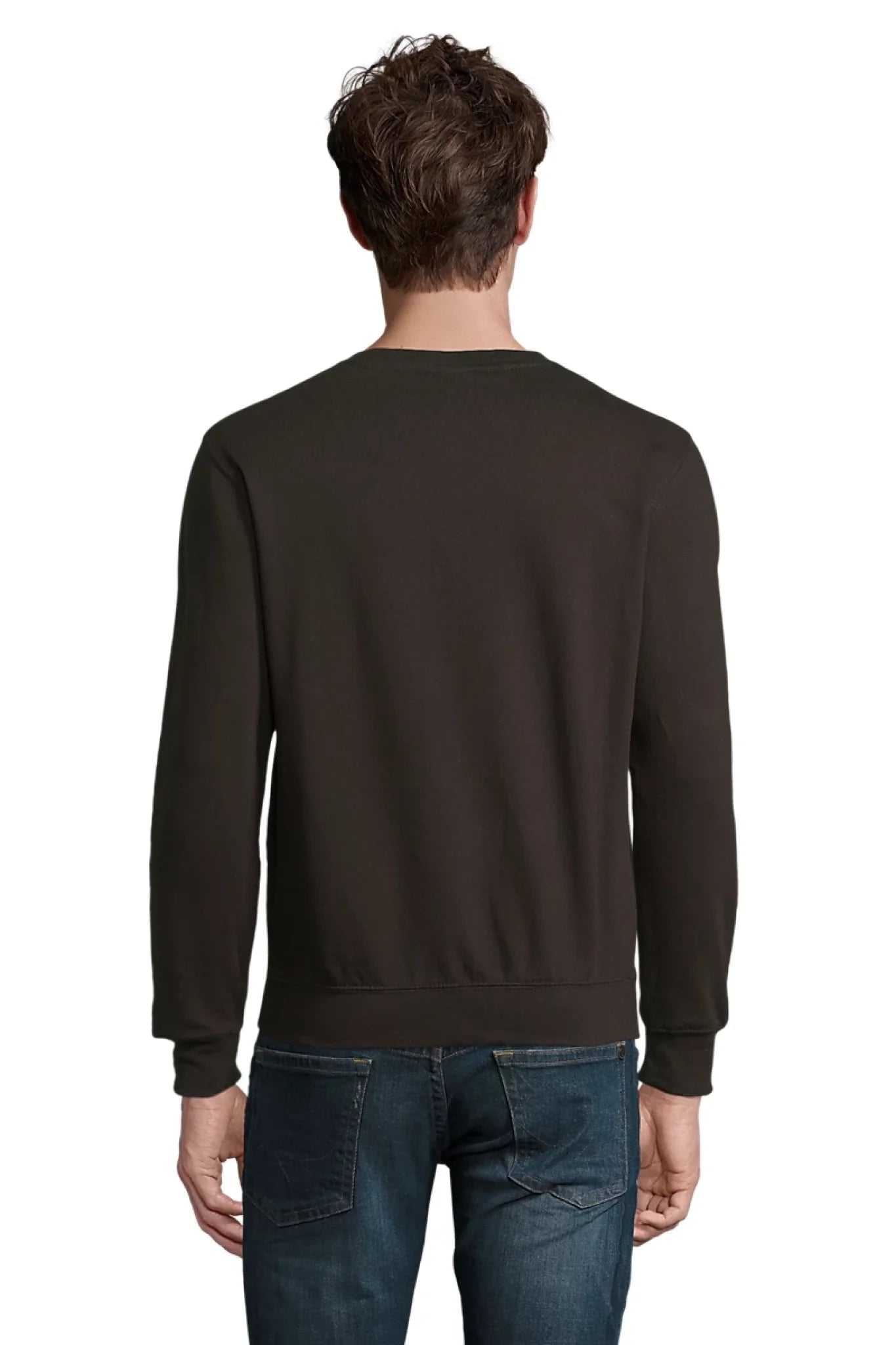 Personalized sweater with your logo - black, available online at Šarlotes audumi