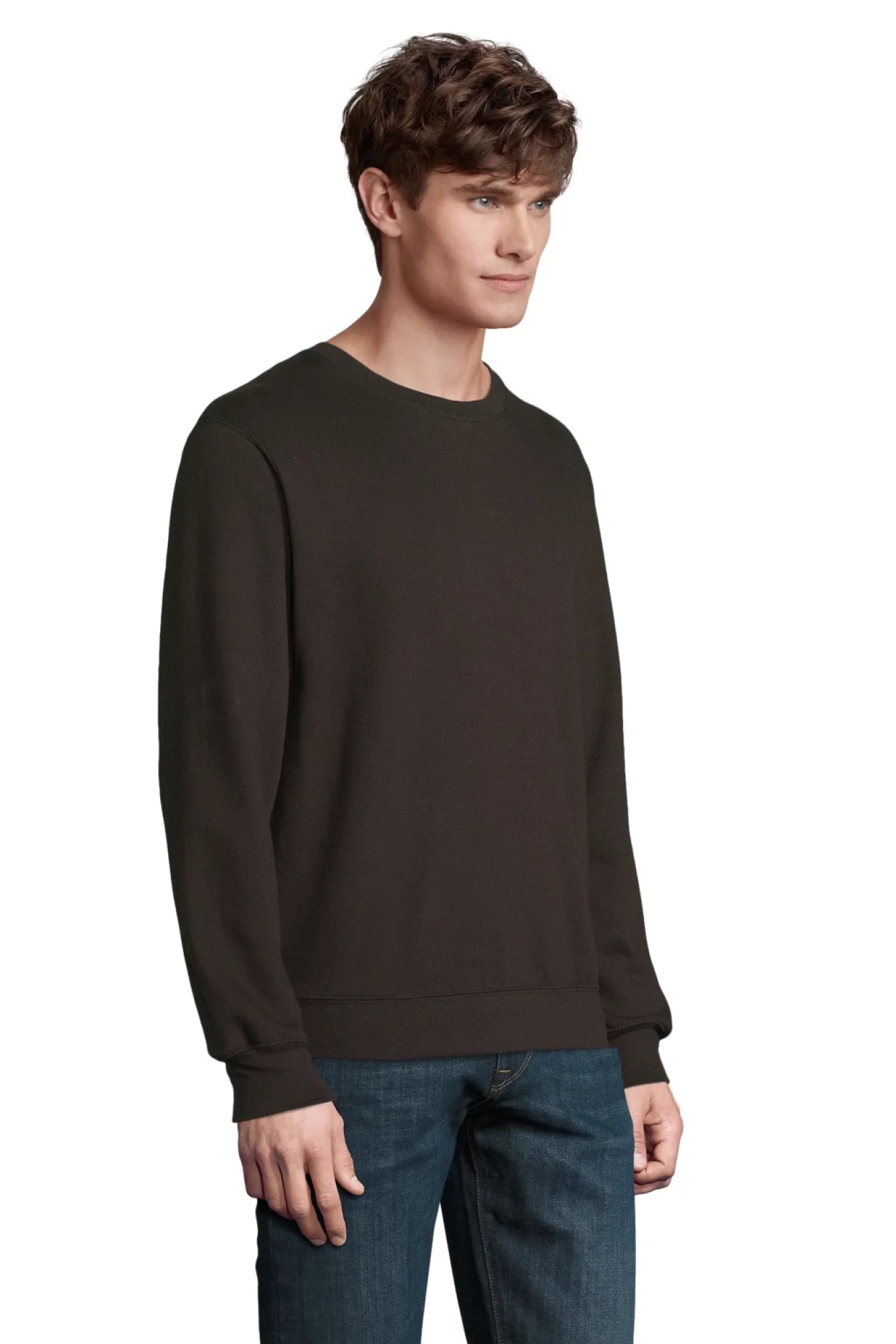 Image of personalized sweatshirt with your text - black – available online Charlotte Fabrics