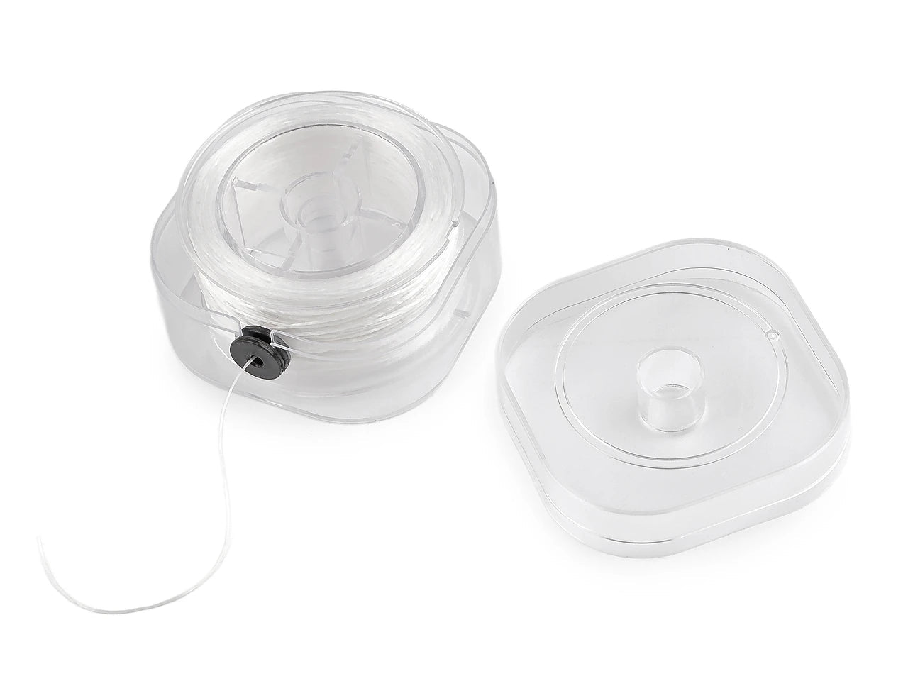 Attēls ar Plakana elastīgā aukla, gumija 0,8 mm (100 m) kastītē – pieejams Šarlotes audumi