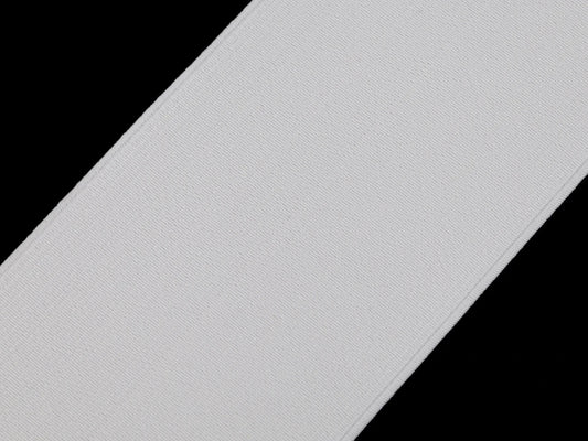 Image of flat elastic band 8 cm-black - available online at Charlotte's Fabrics