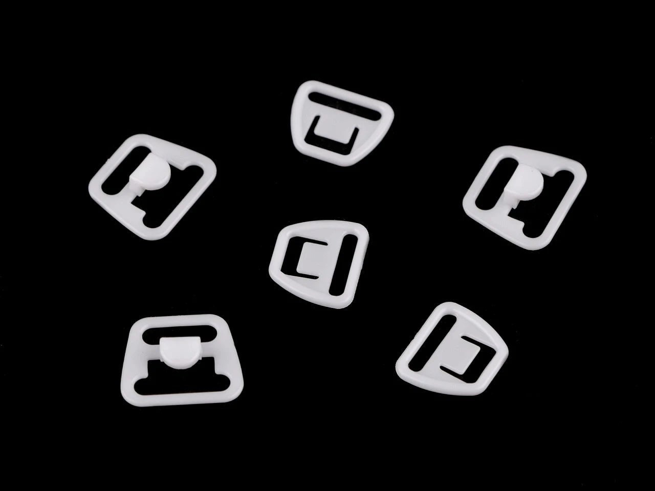 Attēls ar Plastmasas aizdare krūšturiem |12 mm, iepakojums 10 gb. – pieejams Šarlotes audumi