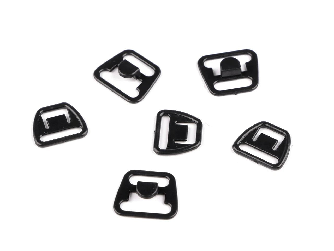 Attēls ar Plastmasas aizdare krūšturiem |12 mm, iepakojums 10 gb. – pieejams Šarlotes audumi