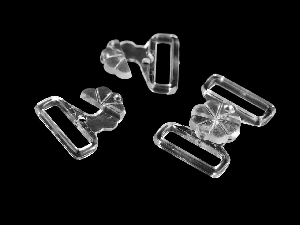 Attēls ar Plastmasas aizdare peldkostīmiem– 17 mm 5.pāri – pieejams Šarlotes audumi