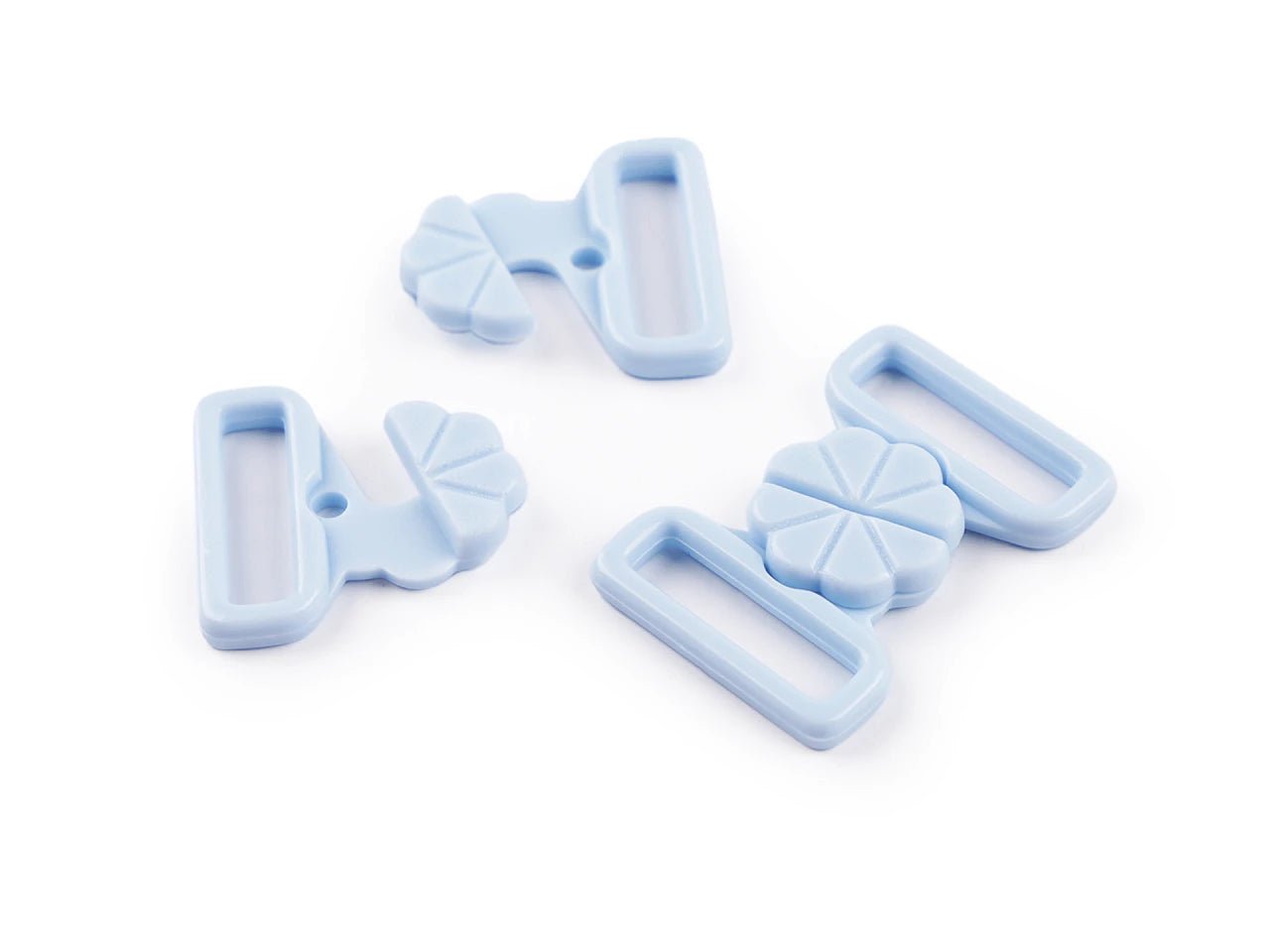 Attēls ar Plastmasas aizdare peldkostīmiem– 17 mm 5.pāri – pieejams Šarlotes audumi