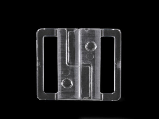 Attēls ar Plastmasas aizdare peldkostīmiem un krūšturiem, 30 mm – caurspīdīga – pieejams internetā Šarlotes audumi