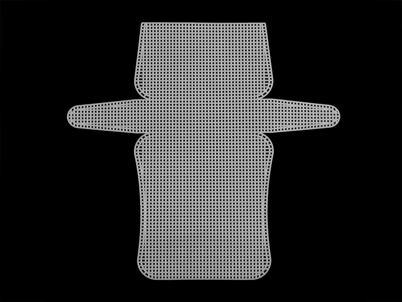 Image of plastic canvas for making bags and handbags – available at Charlotte's Fabrics