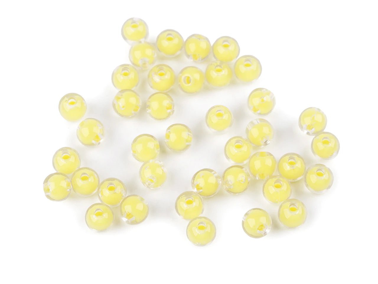 Plastmasas pērlītes Ø8 mm 10 g| dažādu toņu