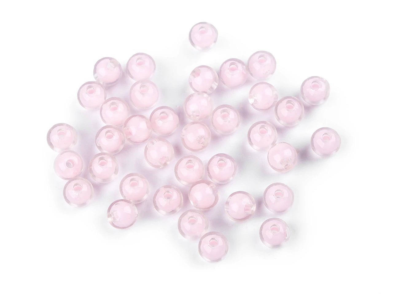 Plastmasas pērlītes Ø8 mm 10 g| dažādu toņu
