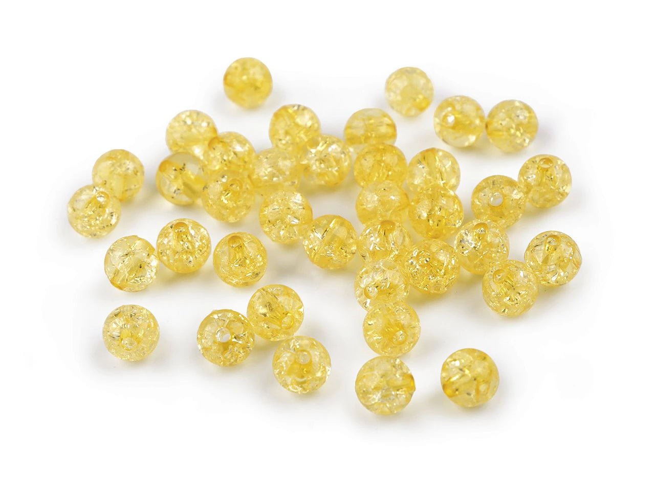 Plastmasas pērlītes Ø8 mm 30 g| dažādu toņu