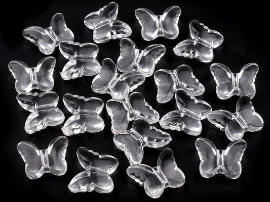 Attēls ar Plastmasas tauriņu pērlītes – pieejams internetā Šarlotes audumi