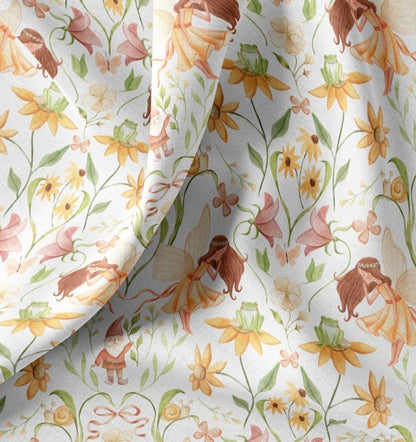 Image avec tissu Premium 100 % coton - fées 115 g/m² – disponible chez Šarlotes audumi