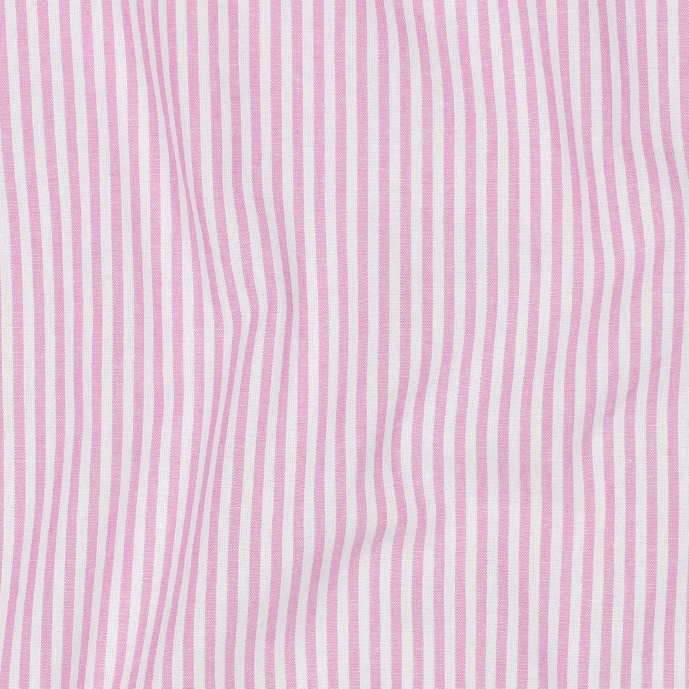 Tissu Premium 100 % coton - lignes roses 3 mm 110 g/m² – disponible chez Šarlotes audumi