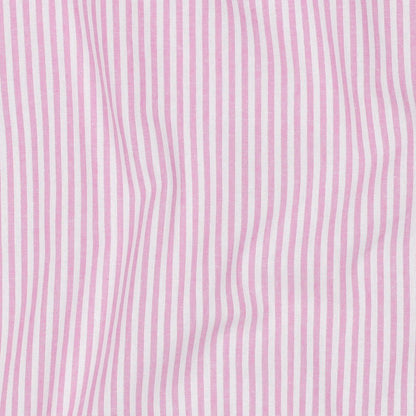 Tissu Premium 100 % coton - lignes roses 3 mm 110 g/m² – disponible chez Šarlotes audumi