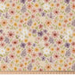 Attēls ar Premium 100% kokvilnas audums - smalkas puķītes uz bēša fona 115 g/m² – pieejams Šarlotes audumi