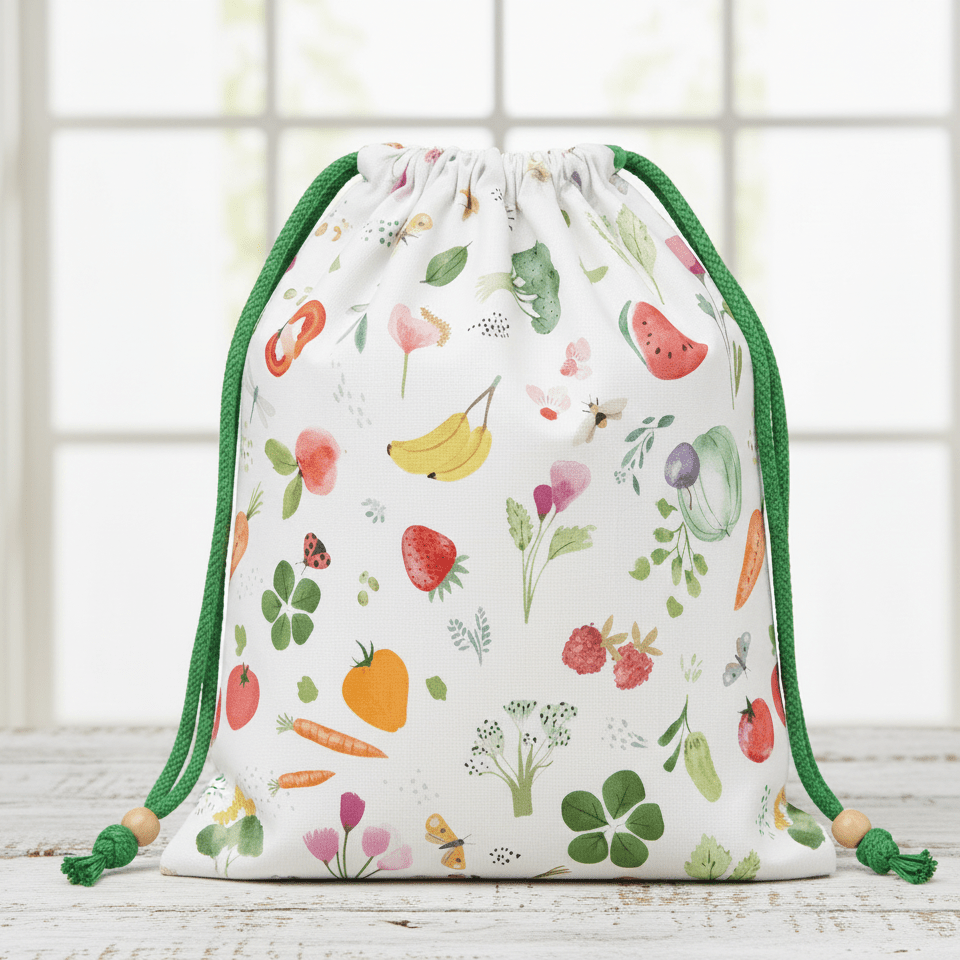 Attēls ar Premium 100% kokvilnas audums - vitamīni 115 g/m² – pieejams Šarlotes audumi