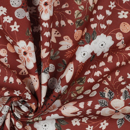 Tissu premium 100 % coton - fleurettes 110 g/m²