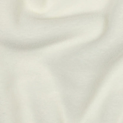 Premium Anti-Pilling Fleece Fabric - Milky White 240 g/m²