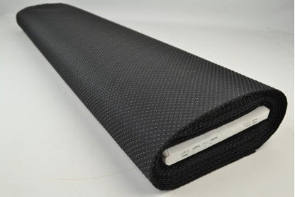 Image avec tissu antidérapant à points en caoutchouc - noir 100 g/m² – disponible chez Šarlotes audumi