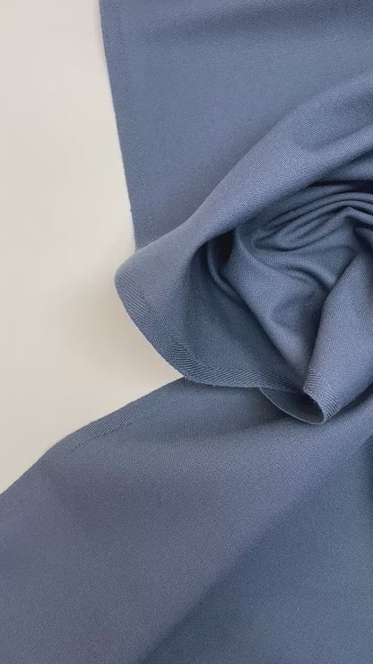Tissu en laine bleu foncé 470 g/m²