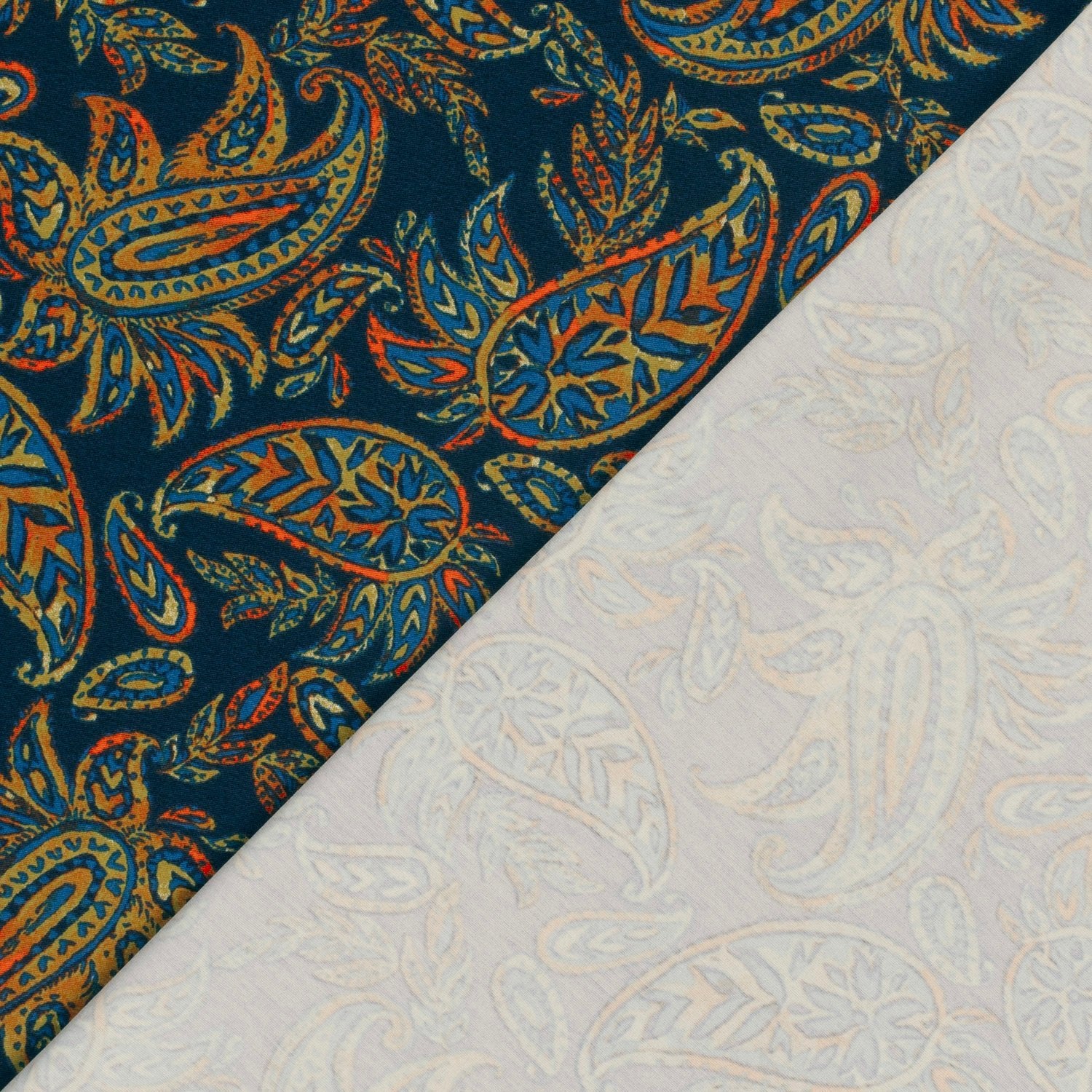 Attēls ar Punto di Roma trikotāžas audums - krāsains raksts 275 g/m² – pieejams Šarlotes audumi