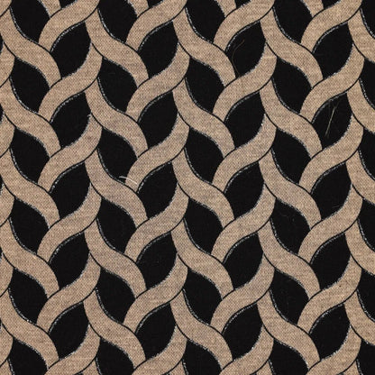 Tissu en maille Punto di Roma gris à pois 240 g/m² – disponible chez Šarlotes audumi