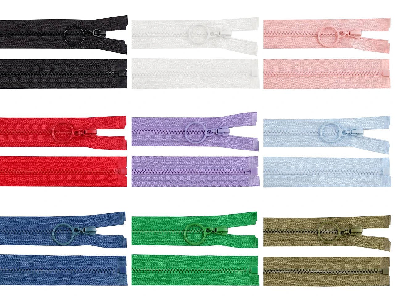 Attēls ar Rāvējslēdzējs atverams traktors 70 cm|dažadu toņu – pieejams Šarlotes audumi