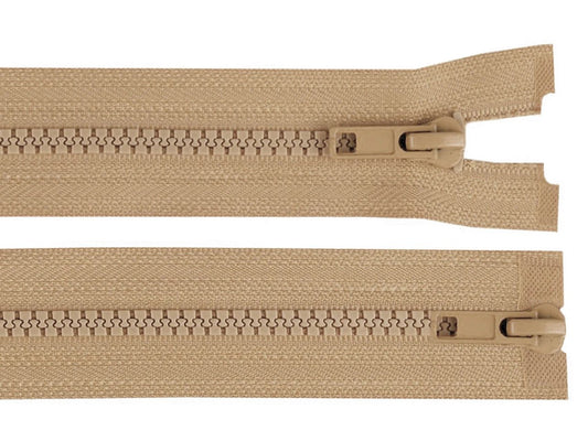 Attēls ar Rāvējslēdzējs divpusējs traktors - tumši bēšs – pieejams Šarlotes audumi