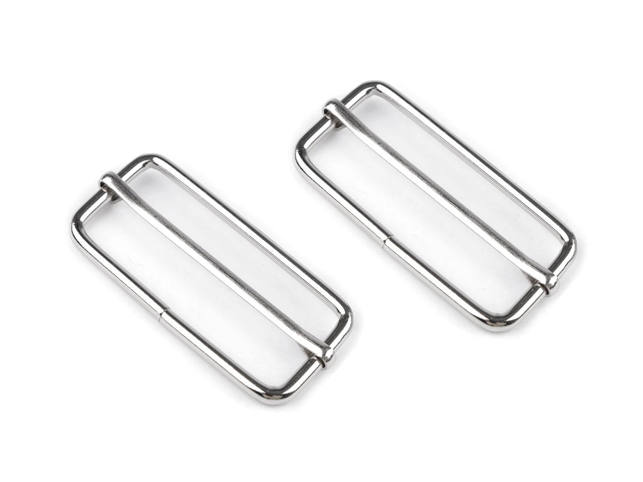 Attēls ar Regulējama sprādze siksnām (Buckle Slider) 50 mm, 5 gab – pieejams Šarlotes audumi