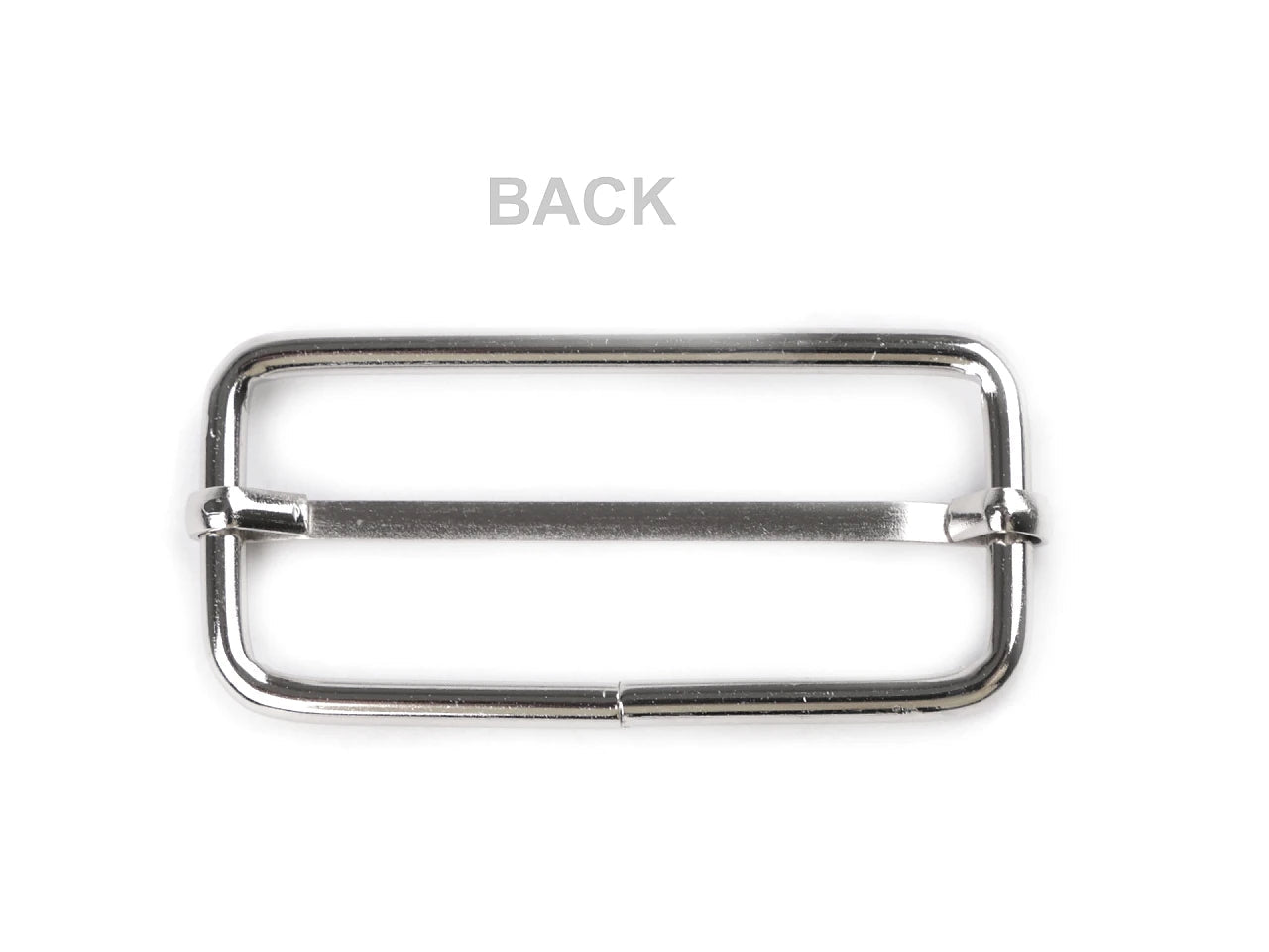 Attēls ar Regulējama sprādze siksnām (Buckle Slider) 50 mm, 5 gab – pieejams Šarlotes audumi