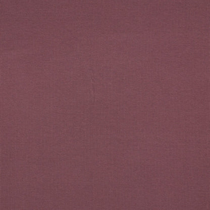 Ribbed cotton jersey (RIB JERSEY) - aubergine 240 g/m²
