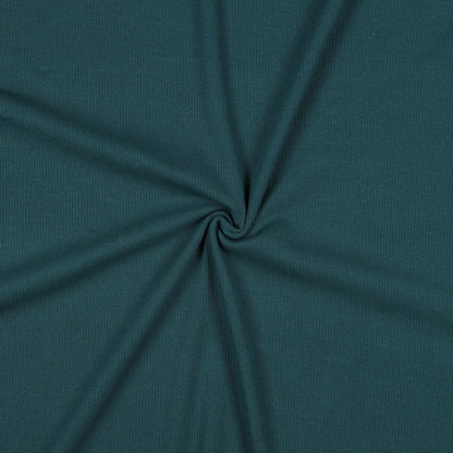 Jersey de coton côtelé (RIB JERSEY) - vert frais 240 g/m²