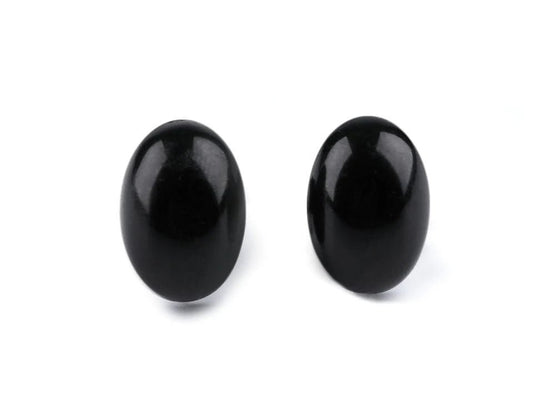 Attēls ar Rotaļlietu acis 9x13 mm ovālas iepakojumā 5 pāri – pieejams Šarlotes audumi