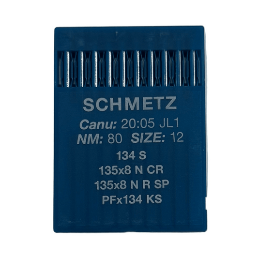 Image de l’aiguille pour machine à coudre industrielle SCHMETZ DPx5 (134) S pour cuir - 10 pièces – disponible chez Šarlotes audumi