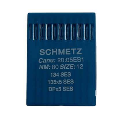 Image avec aiguilles pour machine à coudre industrielle SCHMETZ DPx5 (134) SES pour maille et vêtements de sport - 10 pièces – disponible chez Šarlotes audumi